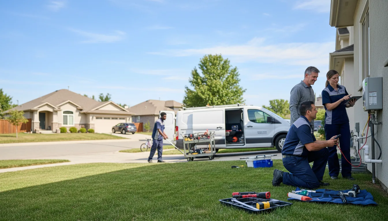 Tankless water heater service in Cook, NE